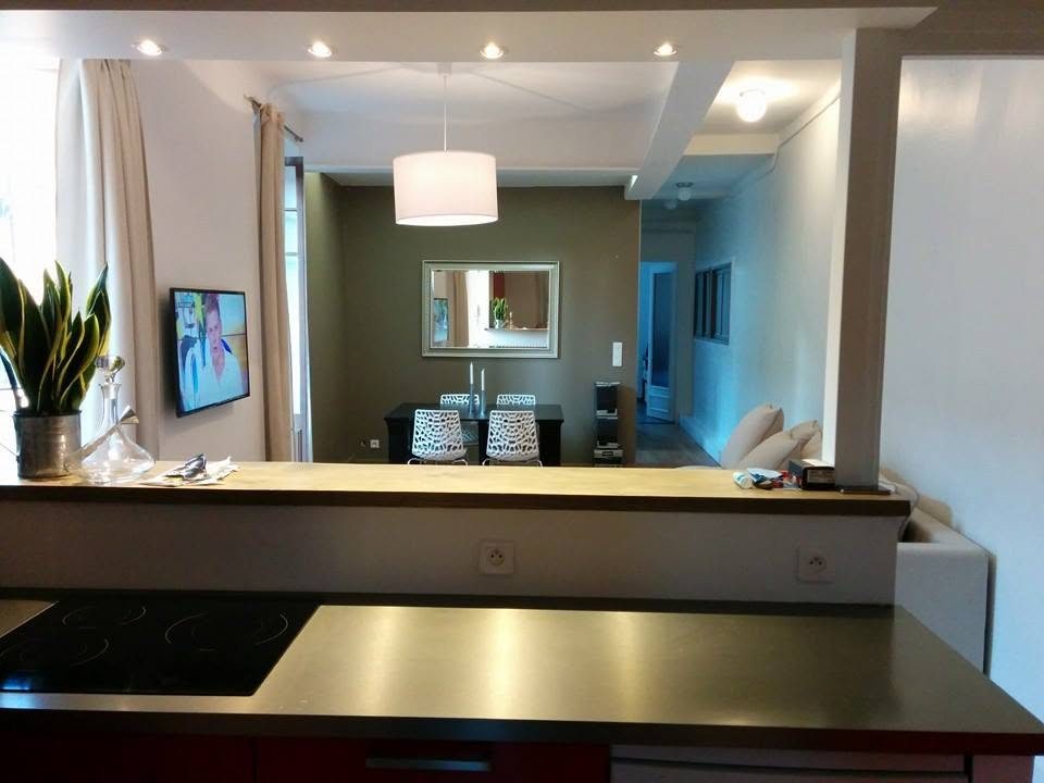 Realisation de peinture interieure, cuisine renovee par REY PEINTURE a Rumilly